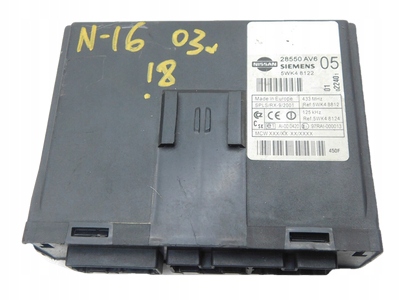 фото №1, Nissan almera n16 модуль комфорту 28550 av6