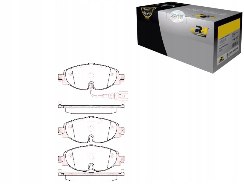 фото №1, Гальмівні колодки гальмівні vw golf vii 11 seat alhambra
