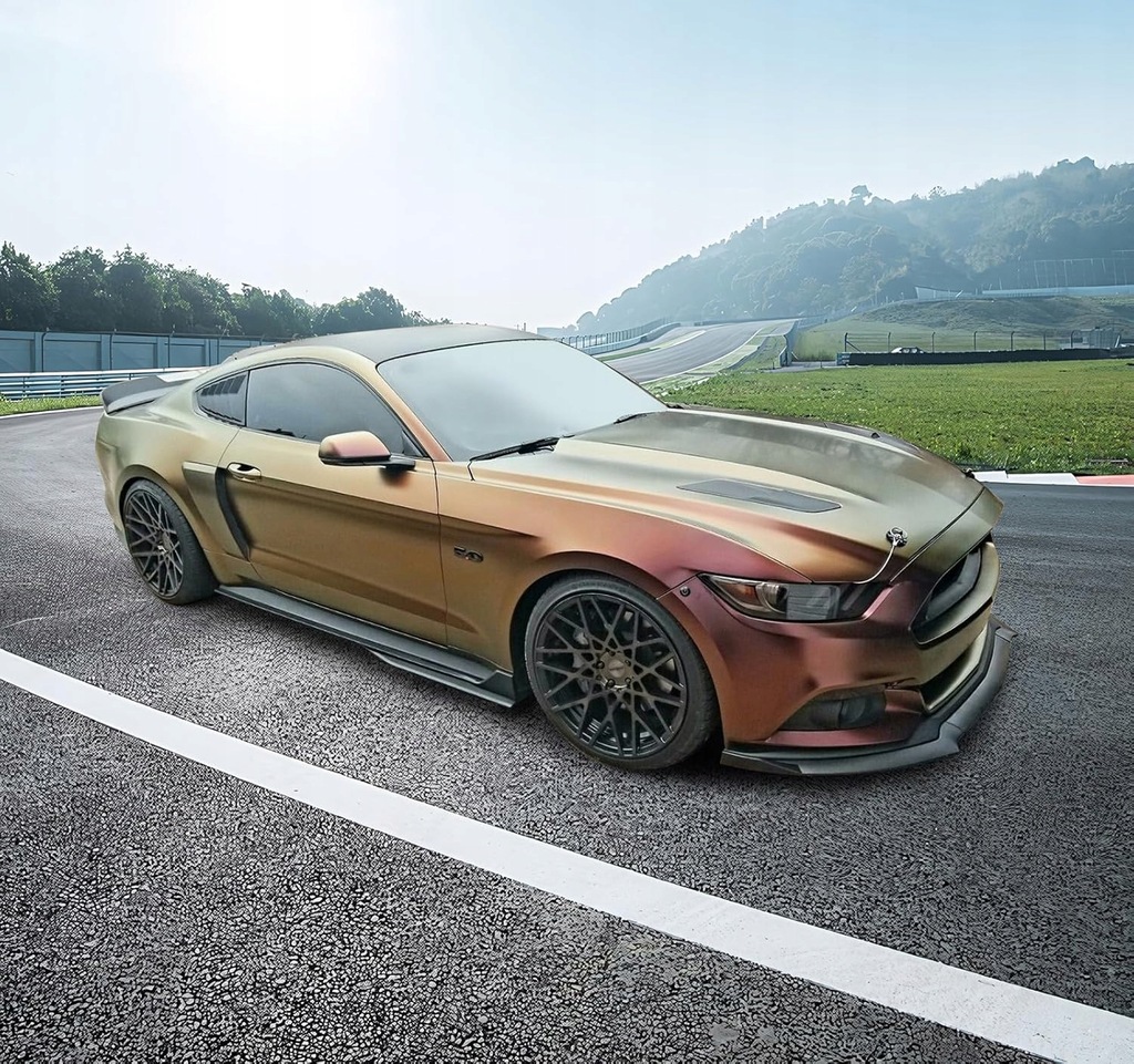 фото №7, Ford mustang 2015-2023 накладка накладки накладки порогові пороги стиль gt500