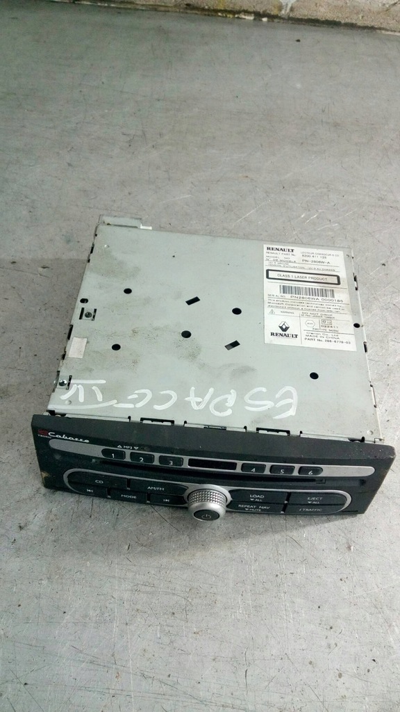 фото №1, Радио renault espace iv с gps 8200411128