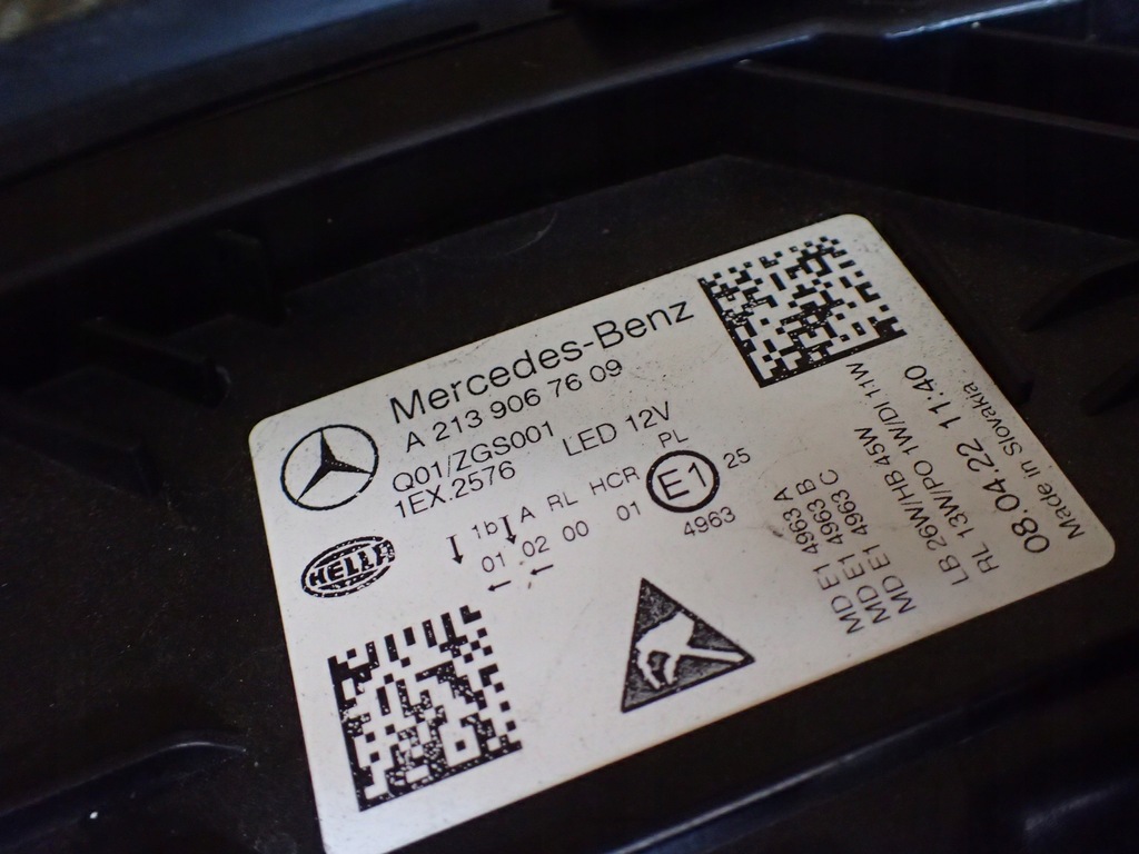 фото №9, Лампа правая mercedes e klasa w213 lift full led