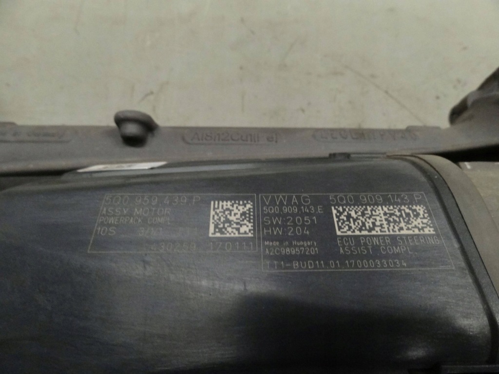 фото №9, Vw golf vii sportsvan 2017 1.4 tsi рулевая рейка трансмиссия 5q1423050ab