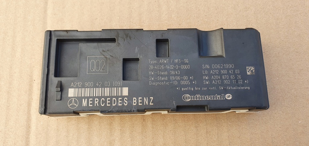 фото №1, Mercedes c-klasa w204 модуль блок керування кришки