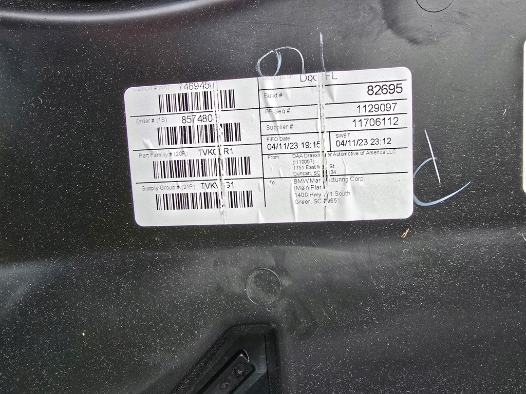 фото №14, Обшивка оббивка двері кронштейн bmw x5 g05