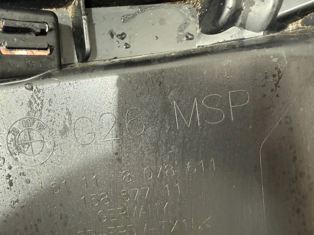 фото №6, Bmw 4 g26 i4 m набір лівий напрямна кронштейн бампера