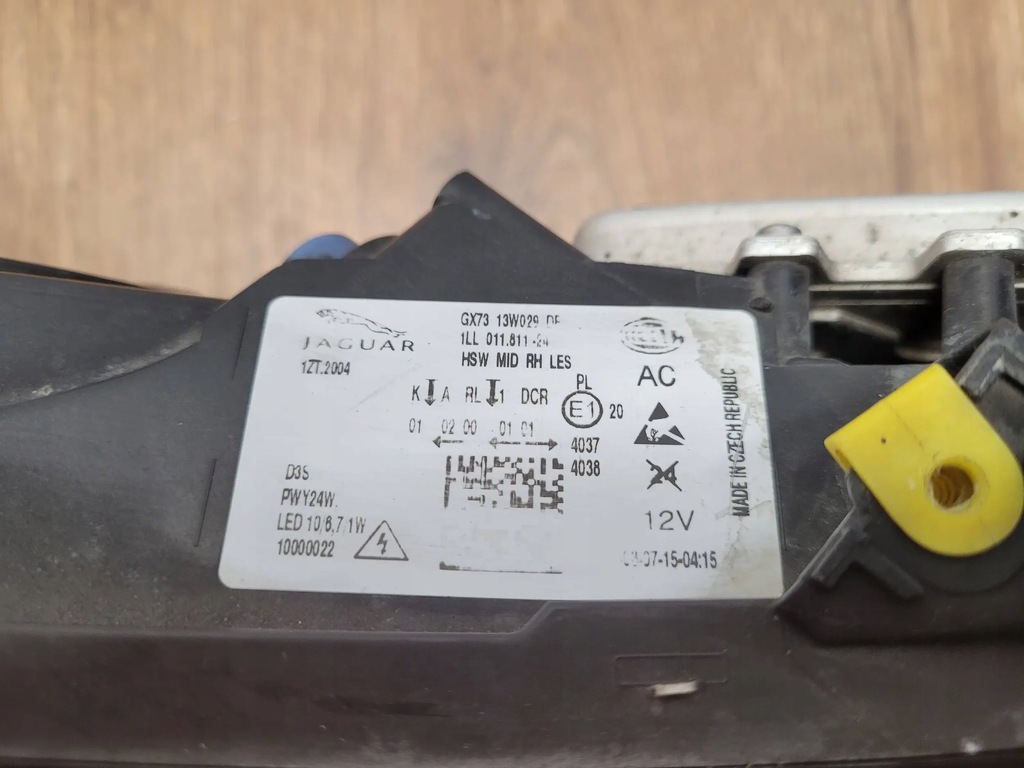 фото №9, Jaguar xe 015- gx73-13w029-de лампа правая перед ксенон anglik