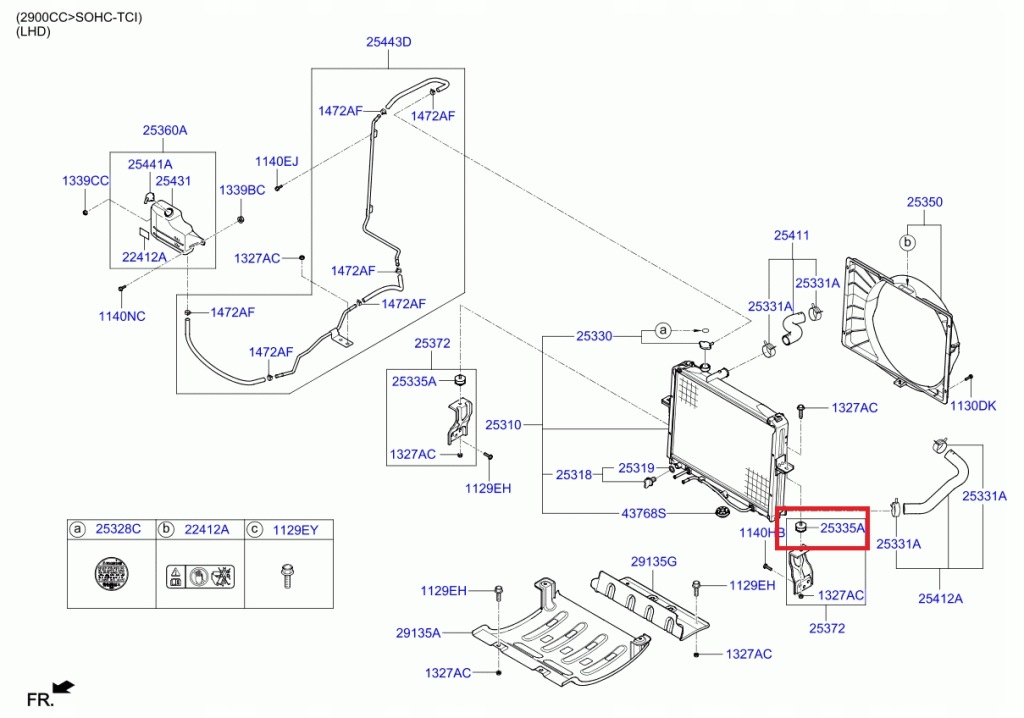 фото №1, Подушка радіатора wody kia sorento i ii k2900