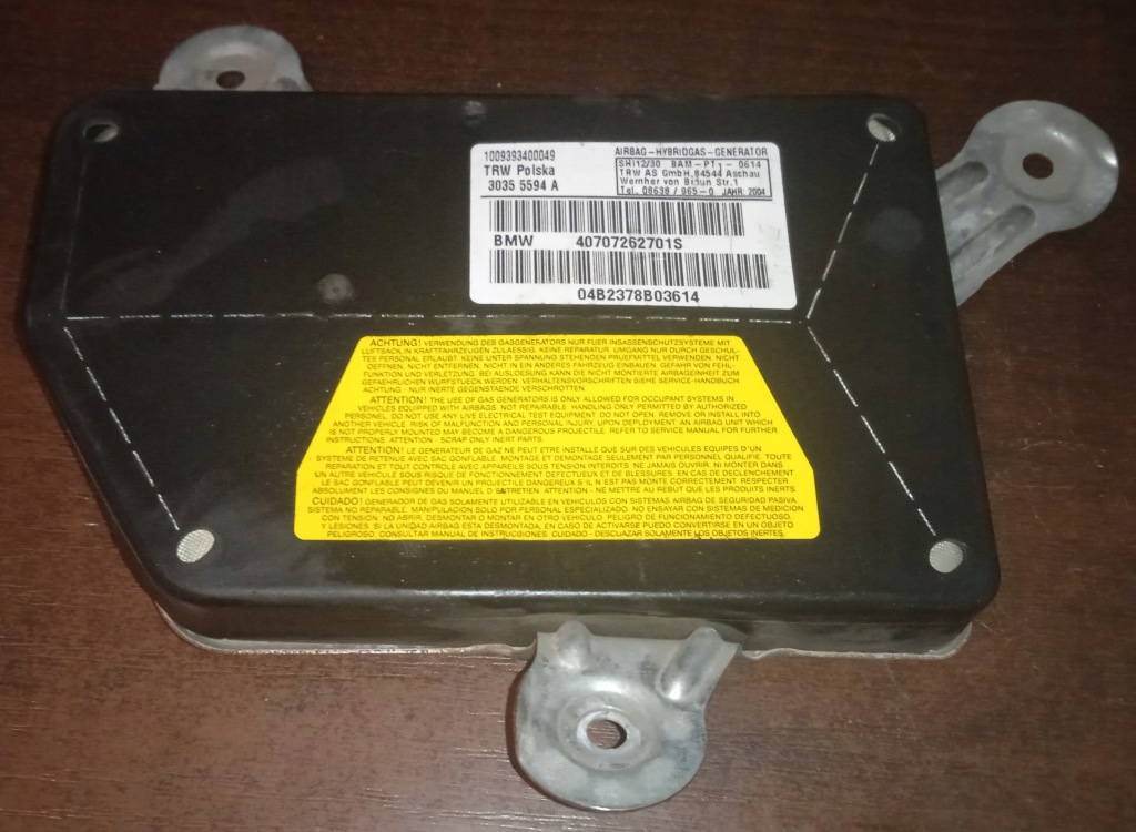 фото №1, Bmw x5 e53 подушка подушка безпеки сидіння 30355594a