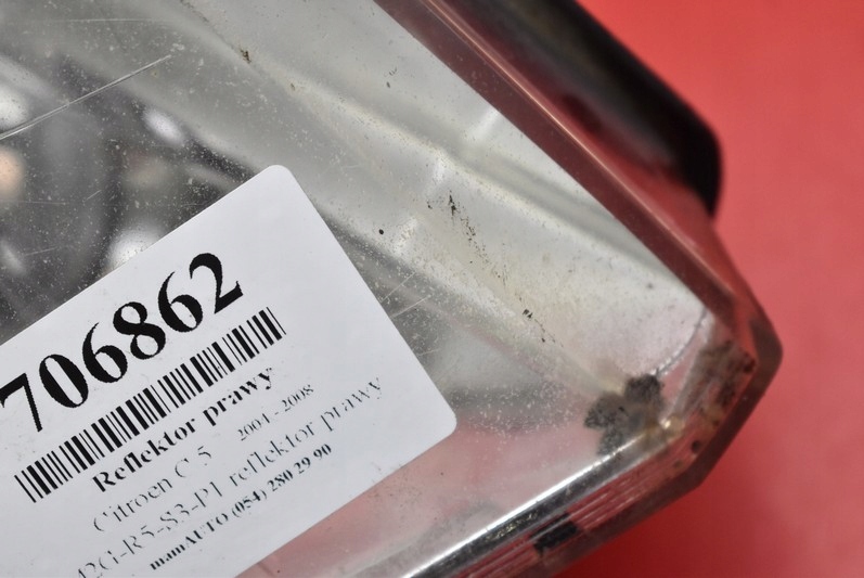 фото №14, Фара правый лампа перед eu citroen c5 1 i 03r