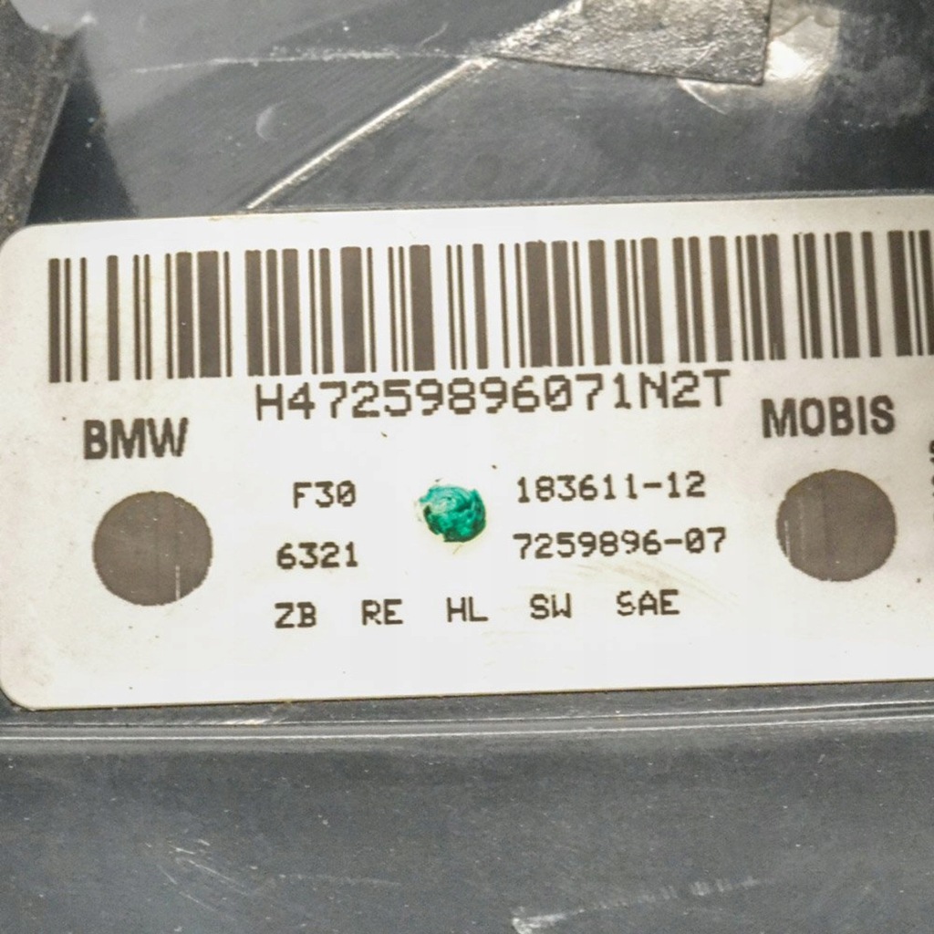 фото №10, Bmw 3 f30 f35 f31 2012 левая сторона лампа задняя