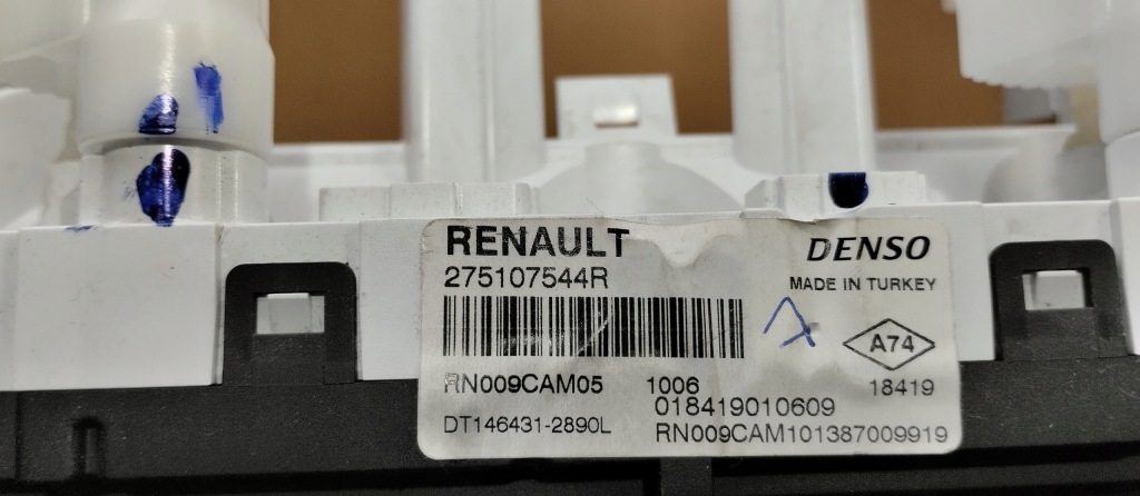 фото №9, Панель кондиционера корпус renault clio v 275107544r