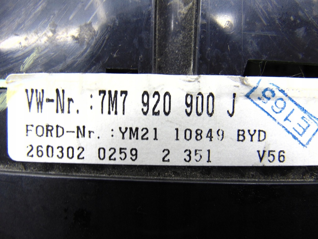 фото №15, Лічильник прилади seat alhambra i lift tdi 7m7920900j