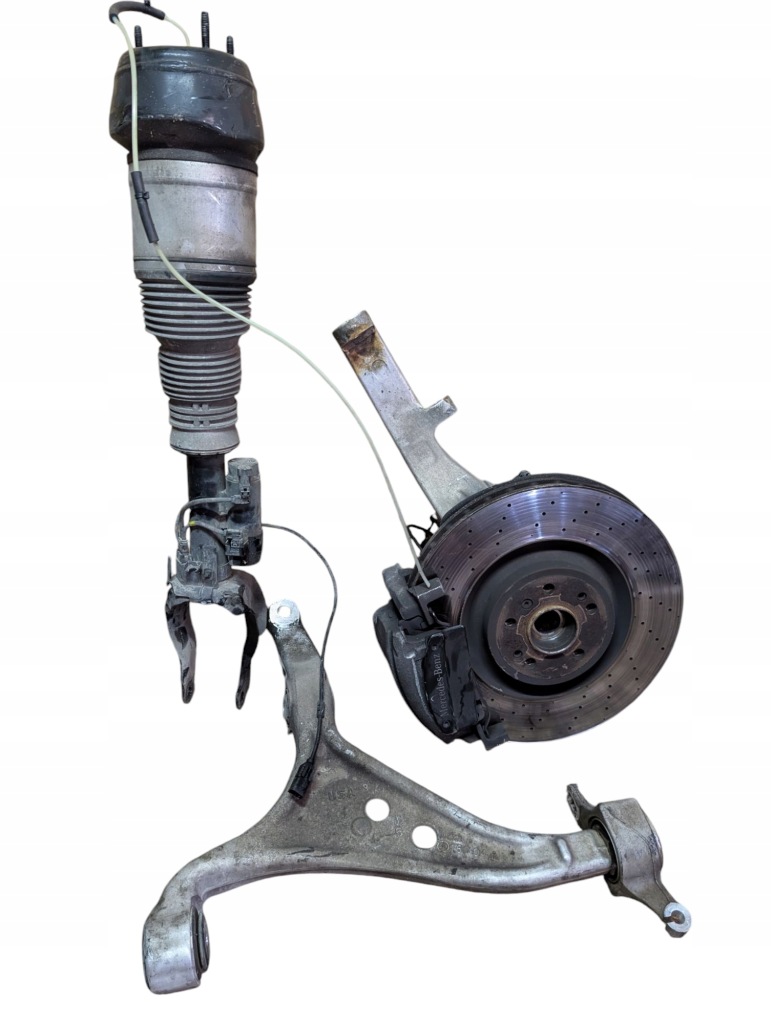 фото №1, Mercedes w 166 amg 4matic левая подвеска поворотный кулак air matic рычаг