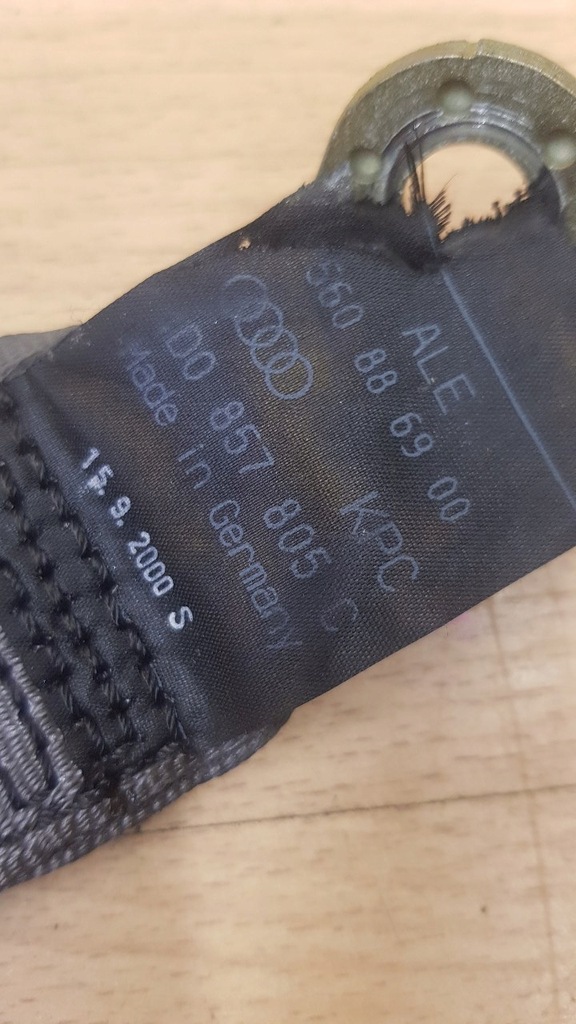 фото №2, Pas безпеки задня лівий audi a8 d2