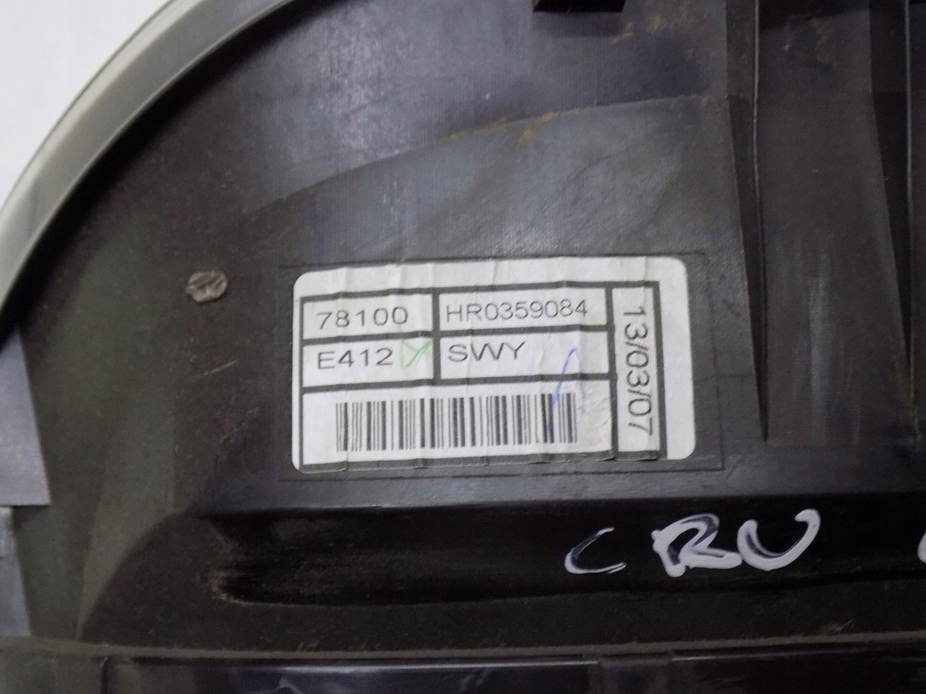 фото №8, Honda cr-v iii 2.2 счетчик спидометр hr0359084