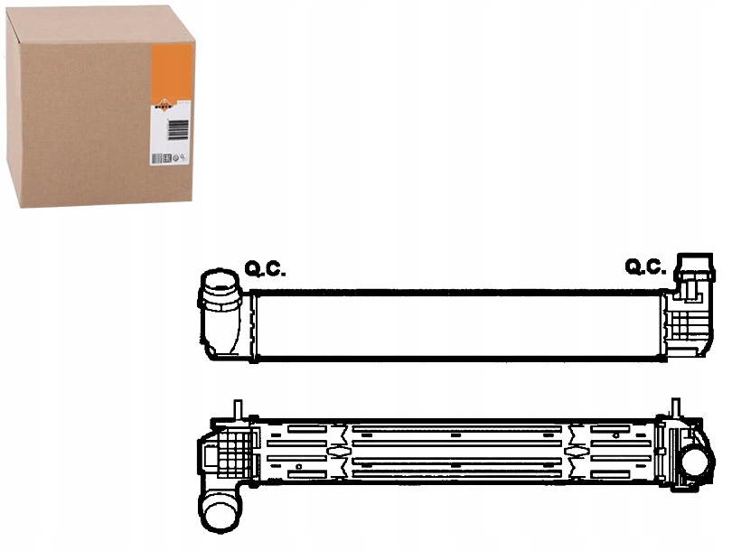 Купить Интеркулер renault megane 3 08-, scenic 09-, me + ассистент kolizja #34