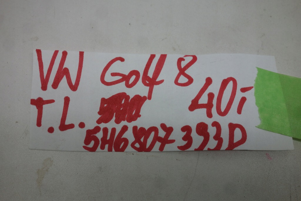 фото №5, Направляющая бампера левый задняя vw golf viii 8 5h6807393d