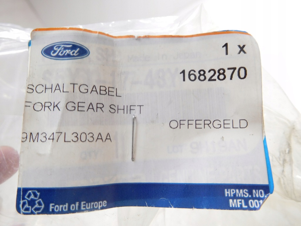 фото №7, Вилка - zmiana передача, ford ranger 2006-2011 оригінальний номер 1682870