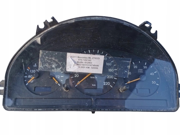 фото №1, Mercedes ml 270cdi a1635403011 лічильник приладова панель orygi