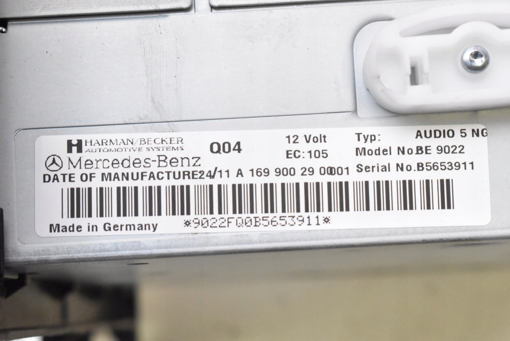 Радио радиопроигрыватель cd rds a1699002900 mercedes a-klasa w169 рестайлинг  08-12 Недорого