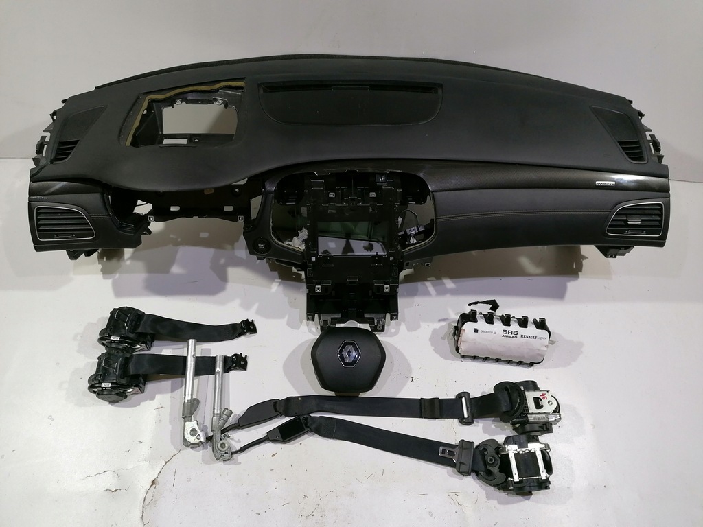 фото №1, Renault talisman панель приладів консоль подушка безпеки подушки безпеки ремені оригінал демонтаж
