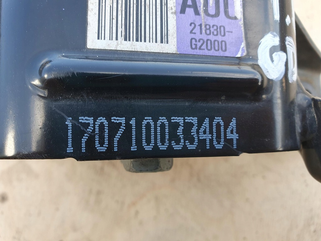 фото №9, Кронштейн крепления подушка коробки kia niro i 21830-g2000