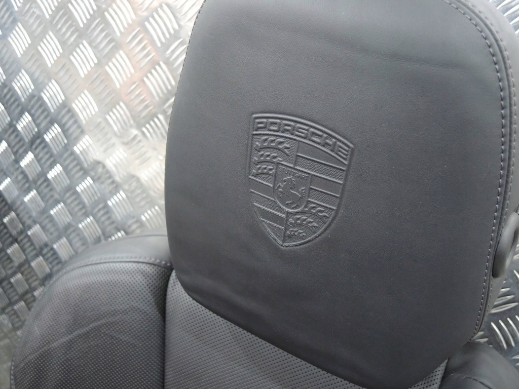 фото №11, Сиденья i обшивки кожа porsche cayenne 92a 7p5 lift turbo burmester