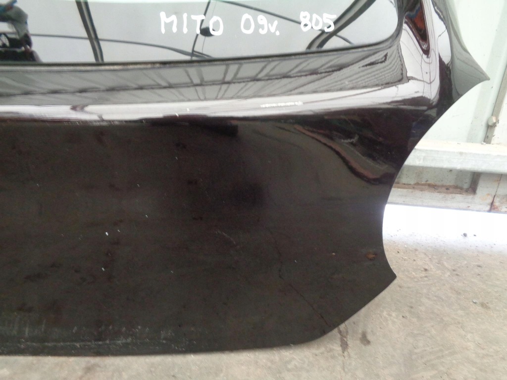 фото №11, Кришка багажника задня alfa romeo mito 2009r. czarna kod 805