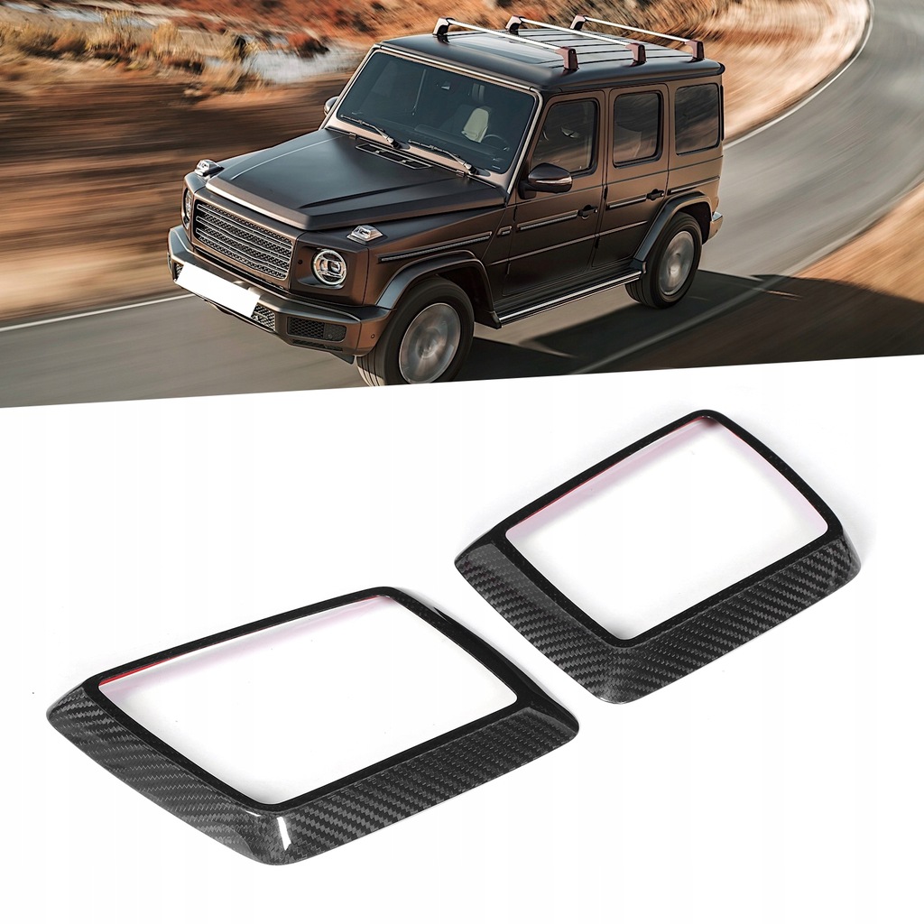 фото №10, Молдинг поворотники з волокна вугільний pasuje do mercedes benz w463a