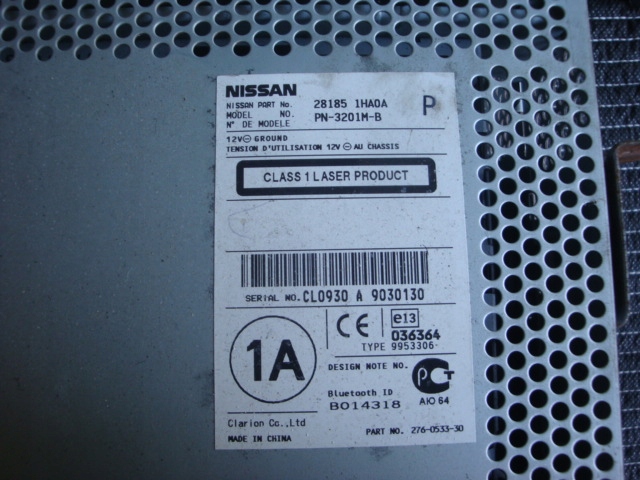 фото №5, Nissan micra iv k13 радио cd заводской панель решётка 28185 1ha0a