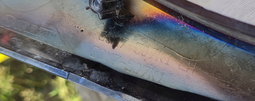 фото №11, Молдинг решітка темний хром решітка ліва перед mazda 6 iii fl lift gj 2018-..