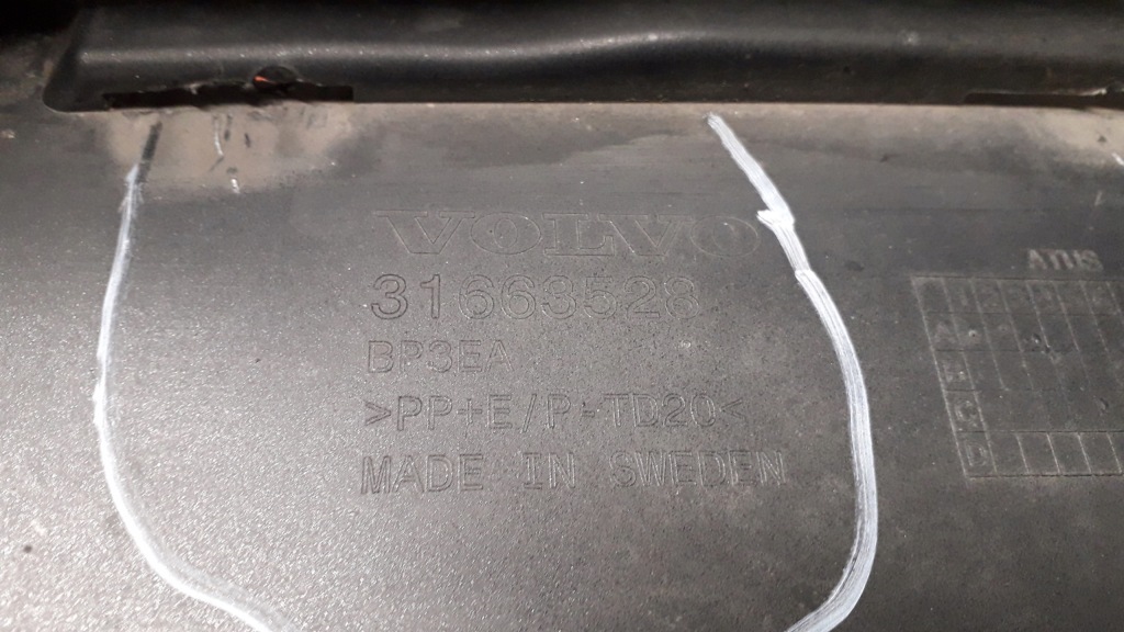 Купить Volvo xc90 14- r-design накладка решётка бампера