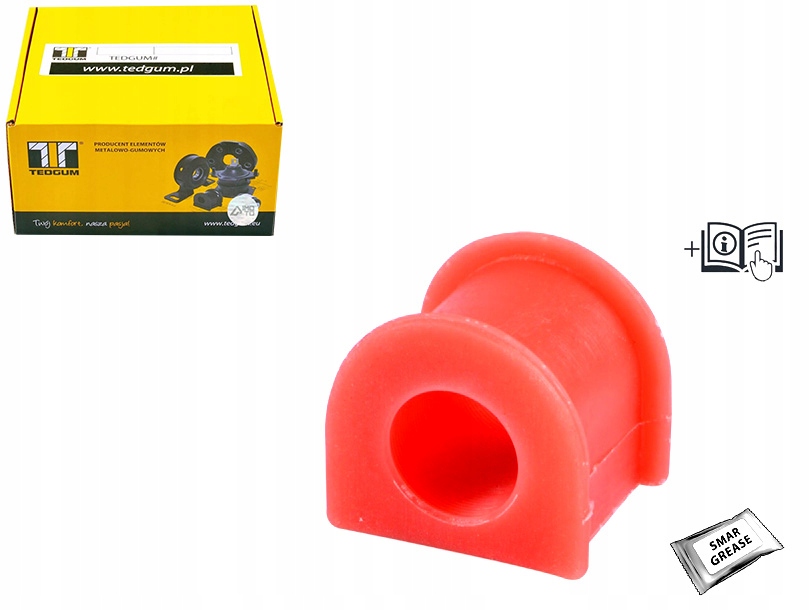 фото №1, Полиуретановая втулка стабилизатор l/p перед jeep cherokee 2.1d-4.0