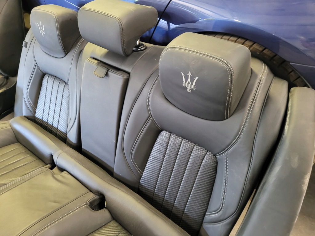 фото №11, Maserati quattroporte vi сиденья заднее сиденье обшивки карбон nappa trofeo idealne