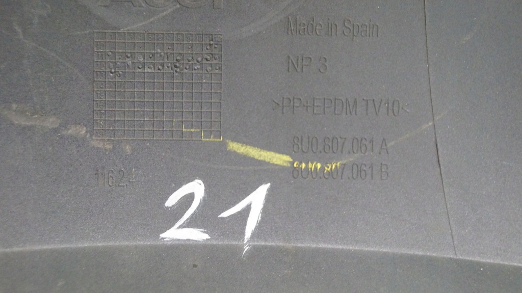 фото №16, Audi q3 8u спойлер накладка бампера перед доставка