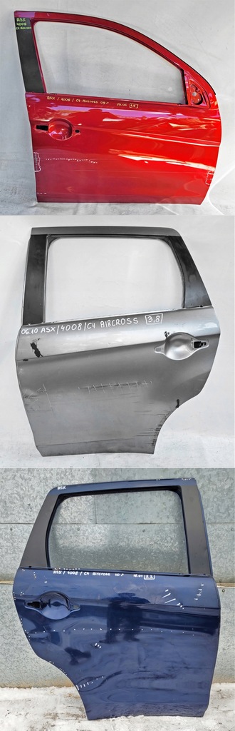 фото №1, Дверь правое левая перед задняя mitsubishi asx / peugeot 4008 / c4 aircross 10-