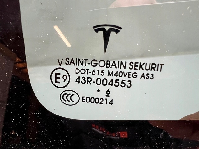 Tesla x стекло стекло левая кузовная задний  задняя Оригинал