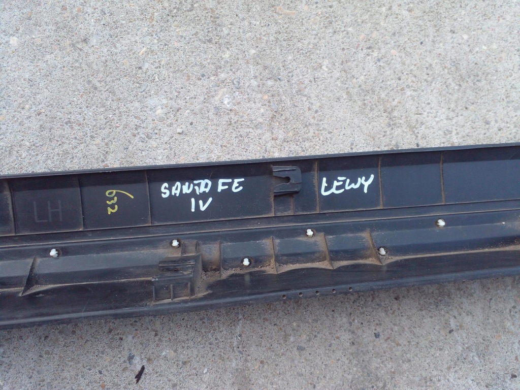 фото №9, Молдинг порог левая hyundai santa fe iv 18-