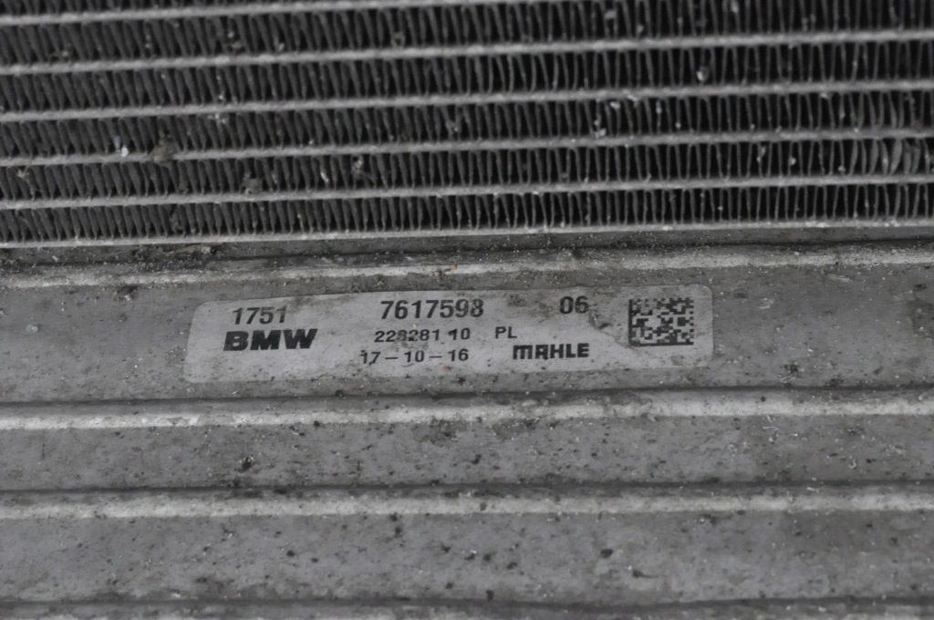фото №14, Bmw f48 2.0 d радиатор охлаждающая жидкость кондиционера комплект 7617609