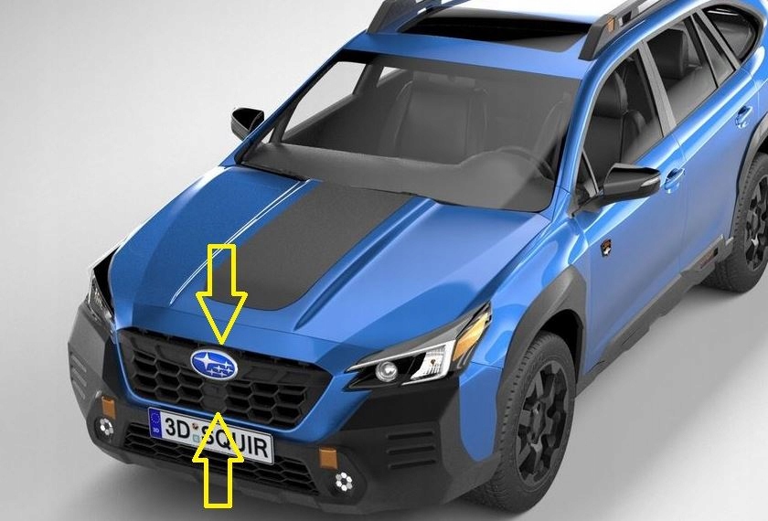 фото №1, Решётка радиатора решётка радиатора subaru outback wilderness usa оригинал 2021-23