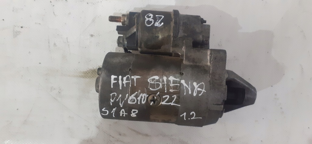 фото №2, Fiat palio siena 1.2 8v 60km стартер denso