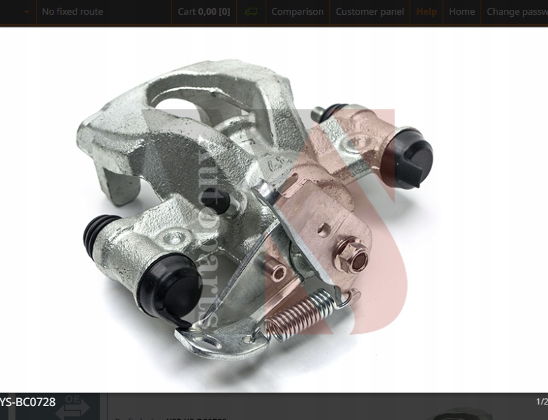 фото №1, Супорт гальмівний. задня правий opel movano b 10-