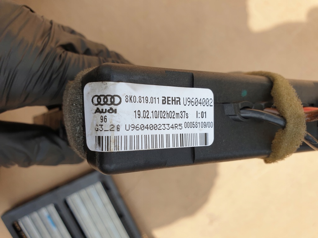 фото №11, Отопитель электрическая нагреватель audi a4 b8 a5 8k