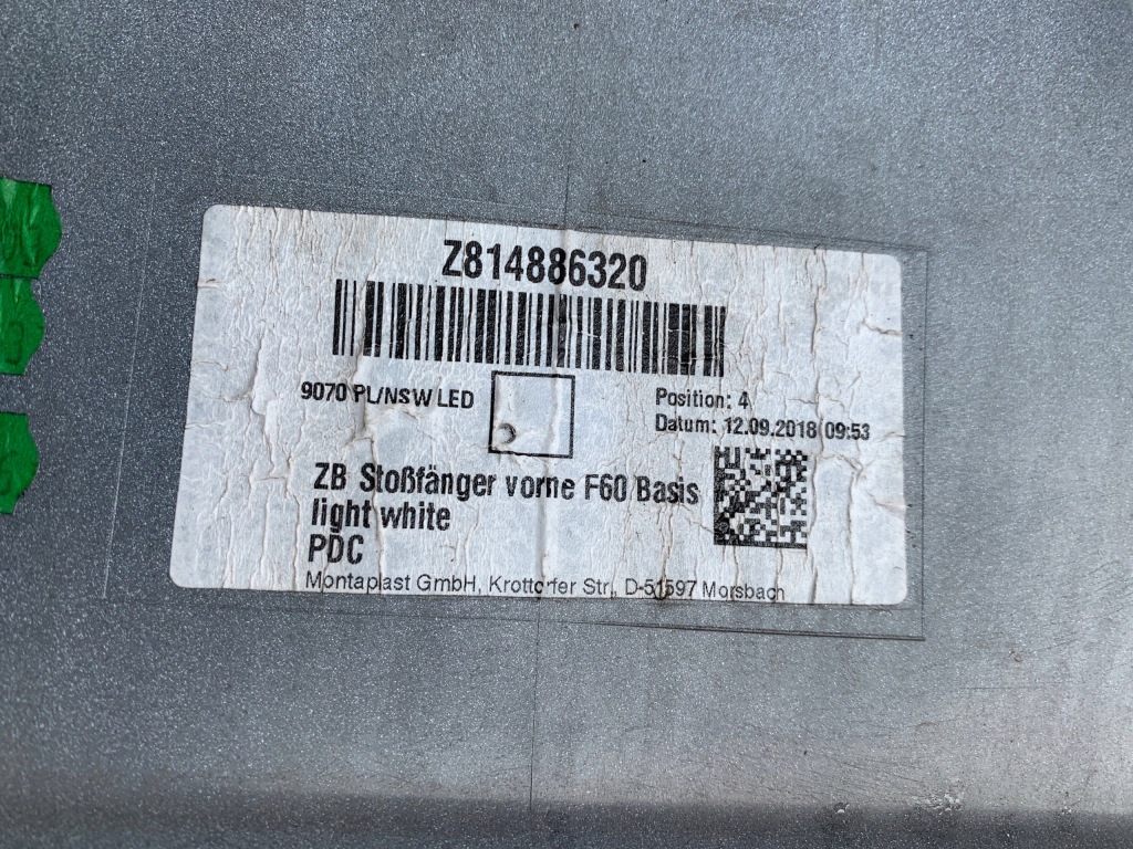 Бампер перед mini cooper f60 countryman 2017 с Разборки