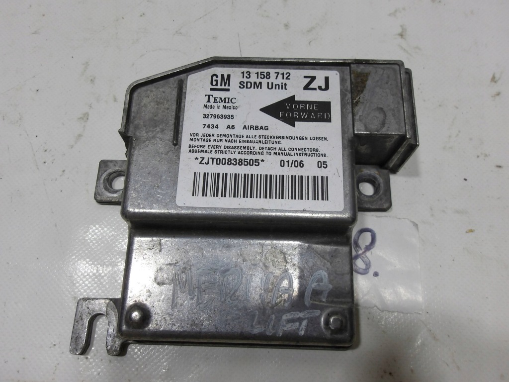 Купить Модуль подушка безопасности opel meriva a 1.7 cdti 13158712