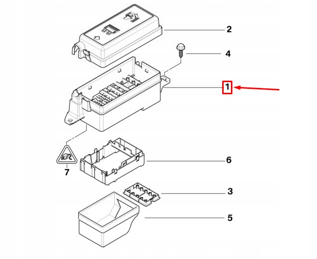 фото №1, Mini cooper r50, r53 fuse box 1480790 61131480790