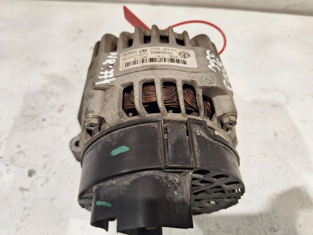 фото №5, Генератор 52003532 fiat punto evo 1.2 8v 90a 09-