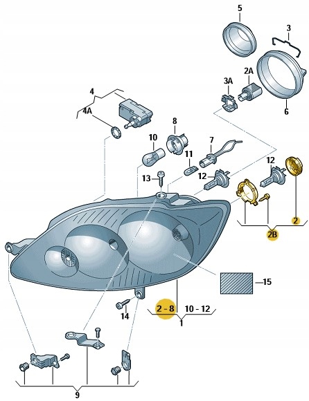 фото №11, Цоколь h7 набір ремонтний vw golf plus 2005-2014