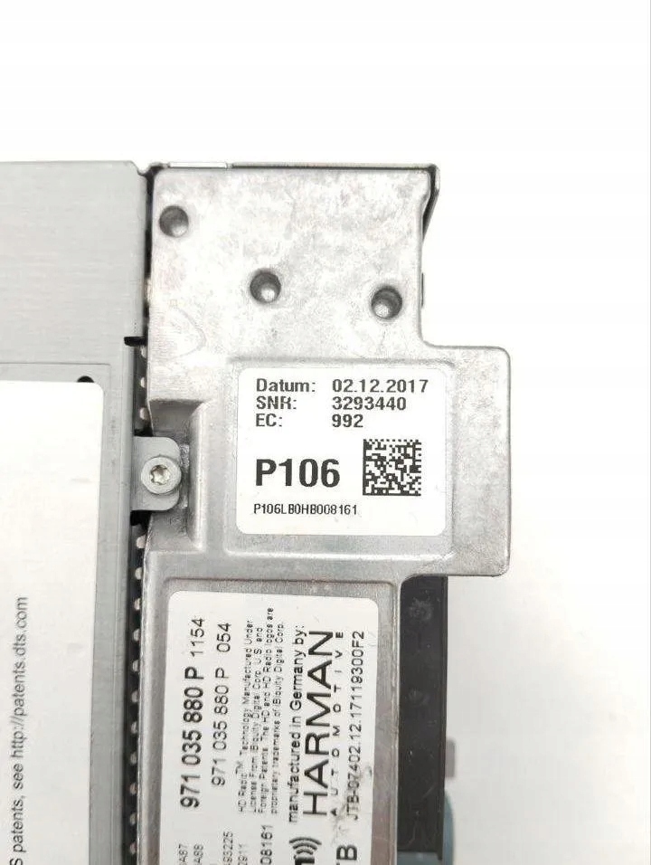 фото №11, Радіо bez навігації porsche panamera 971 971035880 бензиновий 243kw 2018