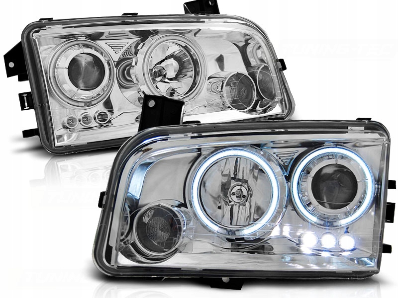 фото №1, Лампи dodge charger lx i 06-10r кільця led хром